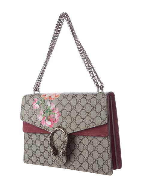 gucci dionysus small gg blooms shoulder bag women|Gucci dionysus bag suede medium.